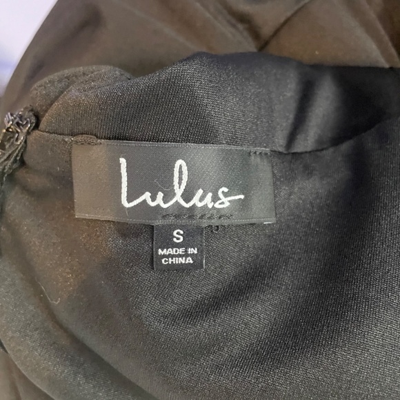 NWT Lulus Play On Curves Backless Dress in Black Size Small - Picture 6 of 10